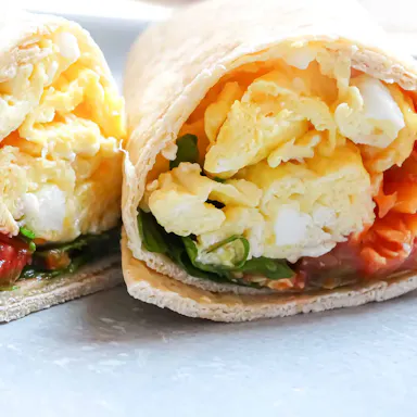 Egg Cheese Bacon Wrap